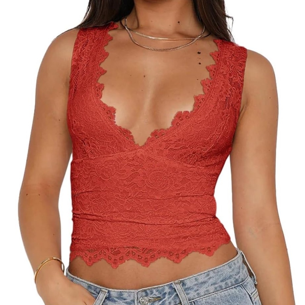 v neck sleeveless going out top